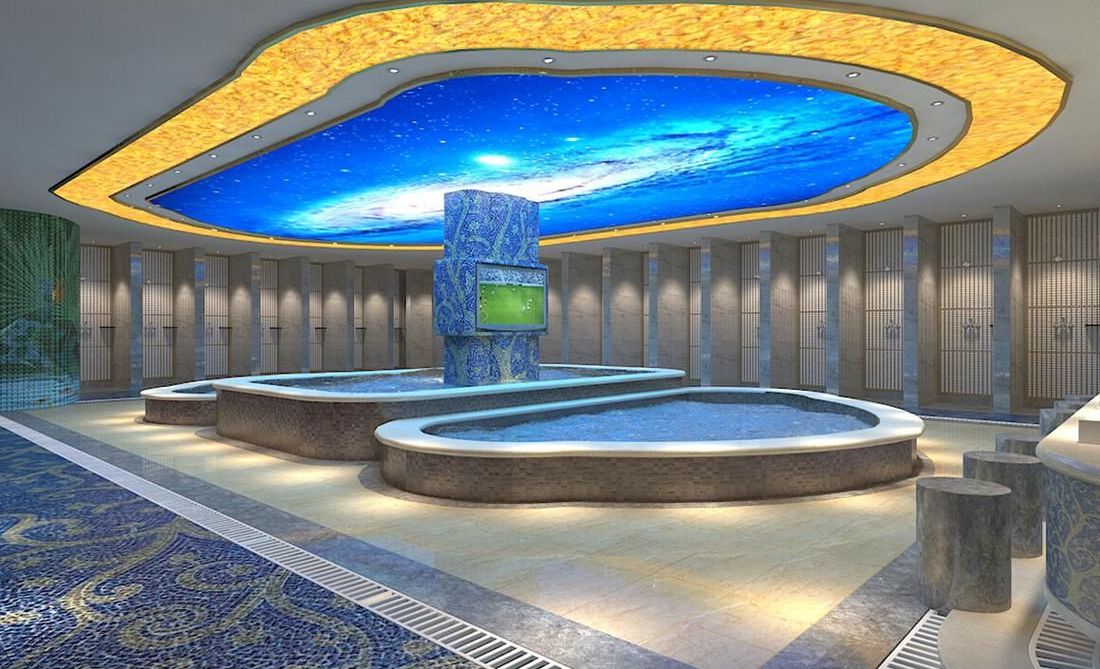 洗浴中心廢水余熱回收圖 洗浴中心廢水余熱回收圖