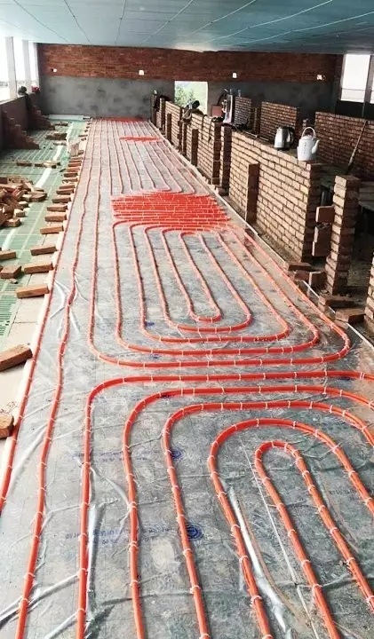 豬場(chǎng)空氣源熱泵地暖盤(pán)管 豬場(chǎng)空氣源熱泵地暖盤(pán)管