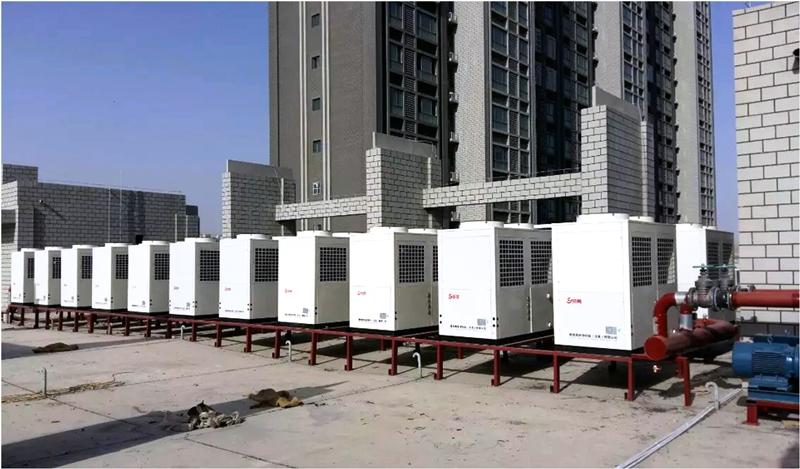 1.6萬(wàn)平米小區(qū)空氣源熱泵集中供暖案例 1.6萬(wàn)平米小區(qū)空氣源熱泵集中供暖案例